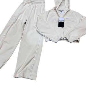 Nike Kids' Ivory Track Set XS Jacket & Pants Activewear 2-Piece